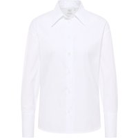 Signature Shirt Bluse in weiß unifarben von ETERNA Mode GmbH