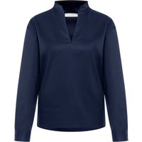 Soft Luxury Shirt Bluse in midnight unifarben Soft Luxury Shirt Bluse in midnight unifarben von ETERNA Mode GmbH