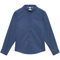 Soft Luxury Shirt in denim unifarben von ETERNA Mode GmbH