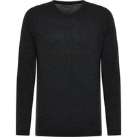 Strick Pullover in graphit unifarben von ETERNA Mode GmbH