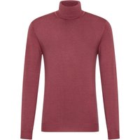 Strick Pullover in weinrot unifarben von ETERNA Mode GmbH