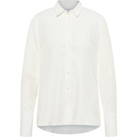 Viscose Shirt Bluse in off-white unifarben von ETERNA Mode GmbH