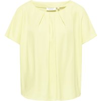 Viscose Shirt Bluse in vanille unifarben von ETERNA Mode GmbH