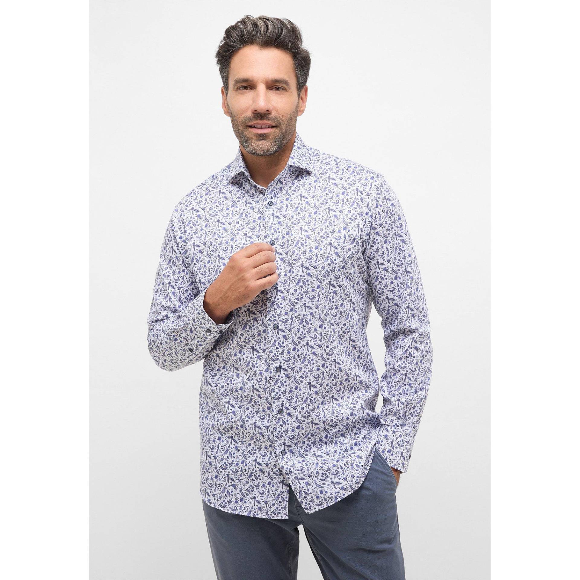 Hemd, Modern Fit, Langarm Herren Hellblau 43 von ETERNA