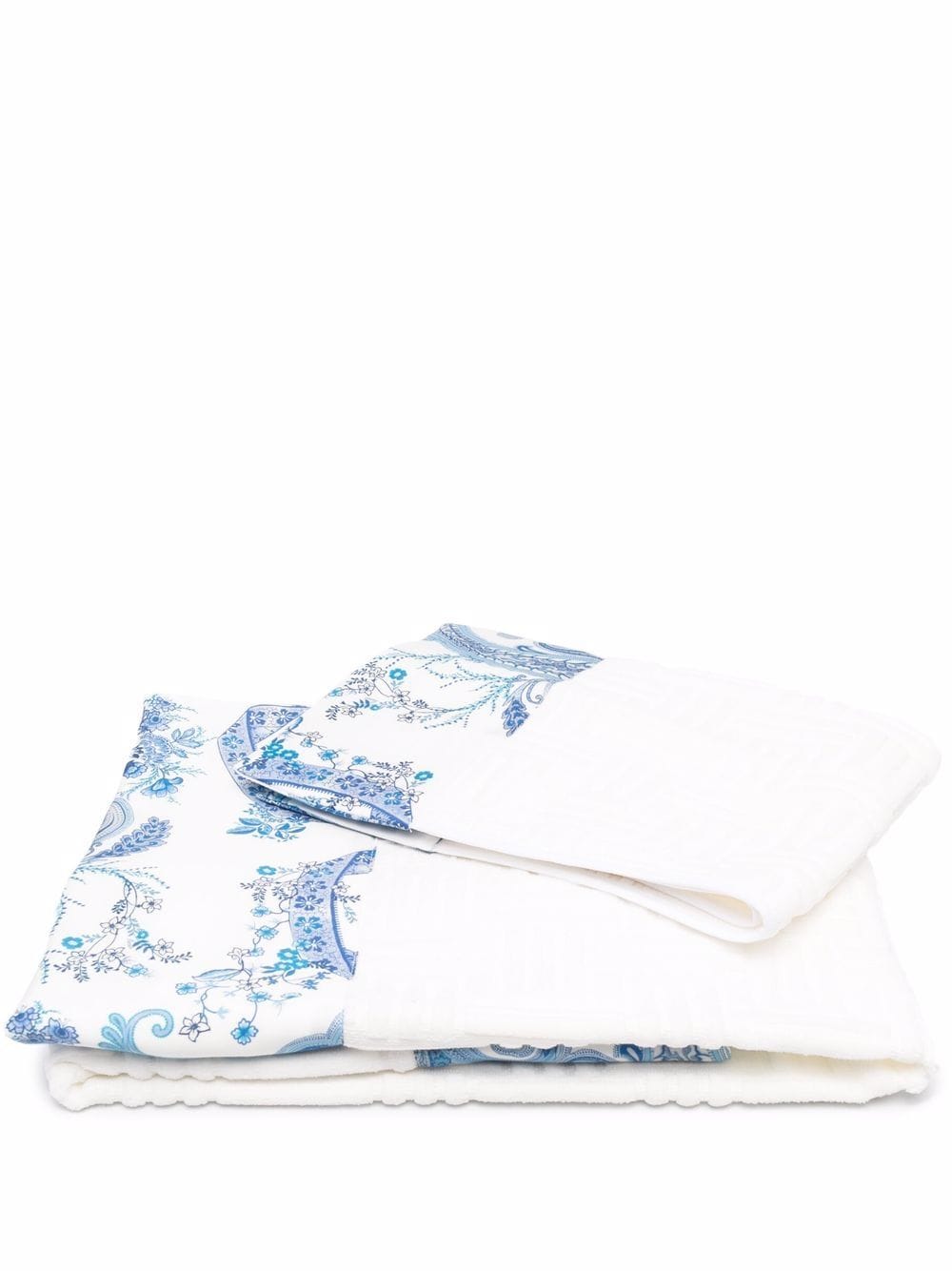 ETRO HOME floral-print set-of-2 towels - White von ETRO HOME