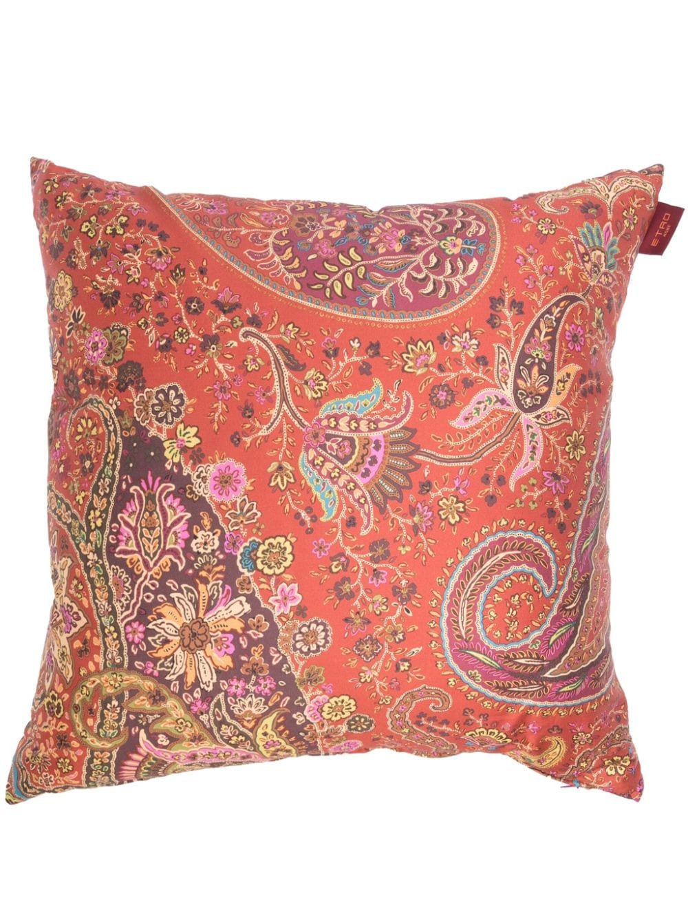 ETRO HOME paisley-print cotton cushion - Purple von ETRO HOME