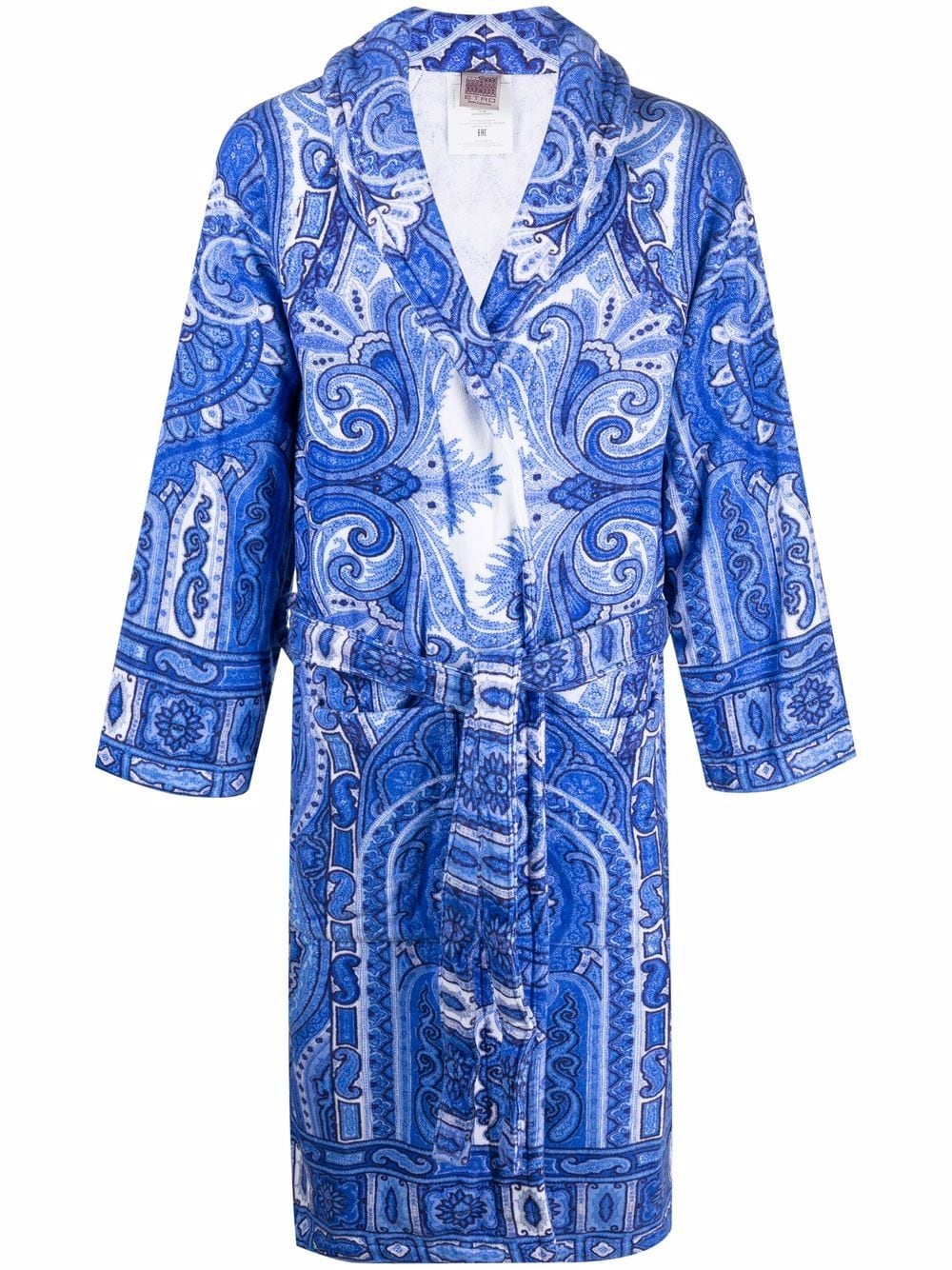 ETRO HOME paisley print bathrobe - Blue von ETRO HOME