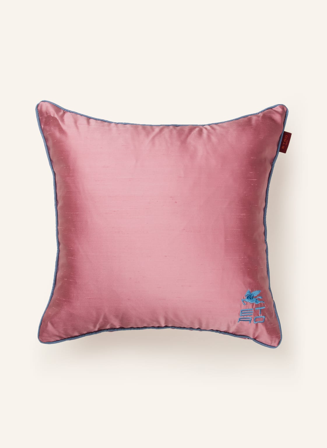 Etro Home Dekokissen Aus Seide pink von ETRO Home