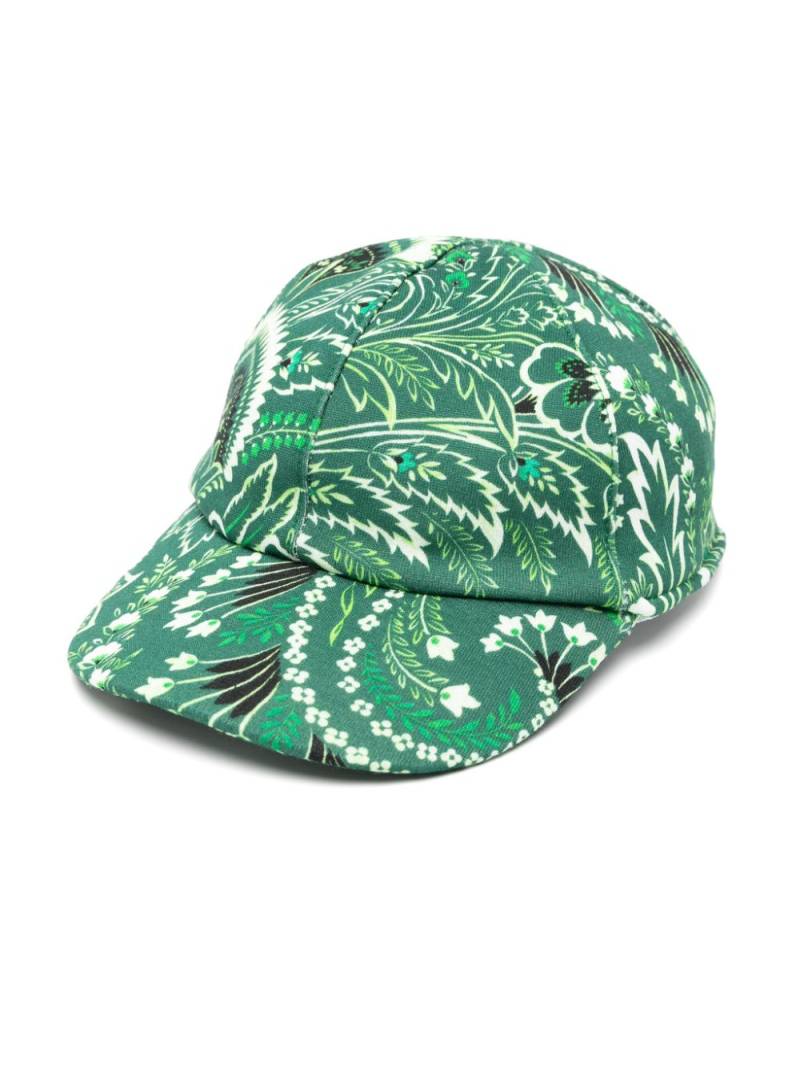 ETRO KIDS Paisley-print baseball cap - Green von ETRO KIDS