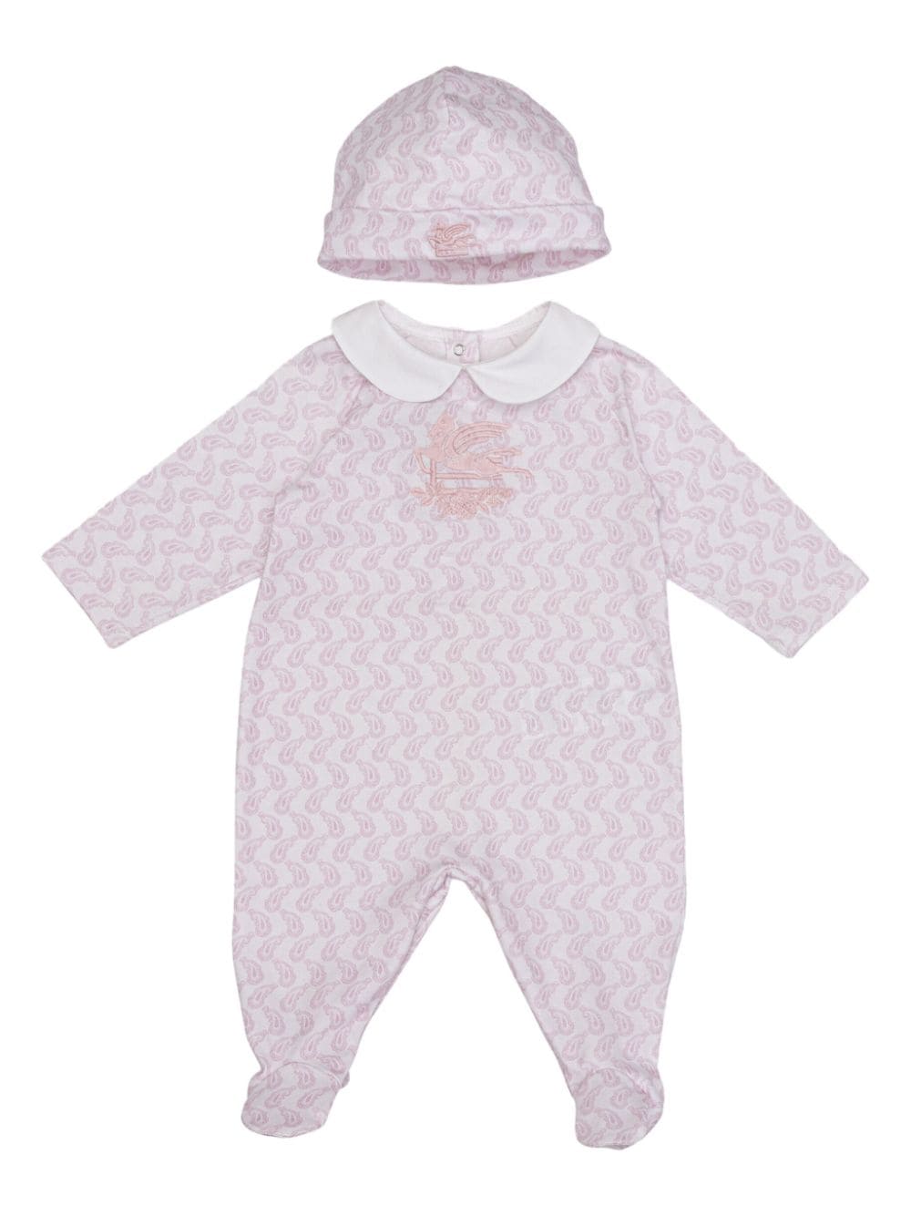 ETRO KIDS Paisley-print jersey babygrow (set of two) - Pink von ETRO KIDS