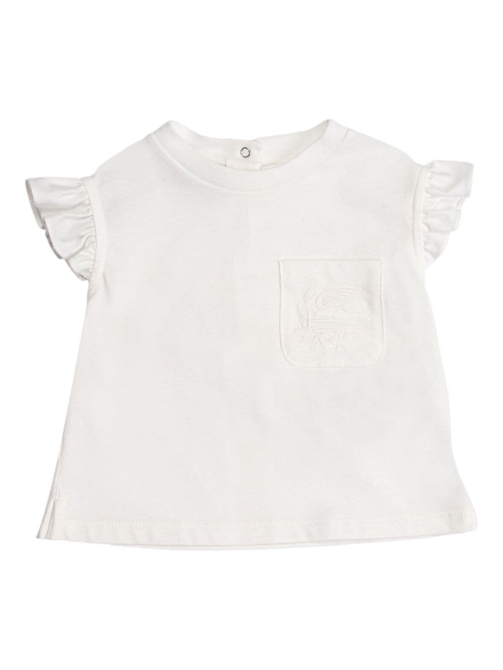 ETRO KIDS Pegaso-embroidered cotton T-shirt - White von ETRO KIDS