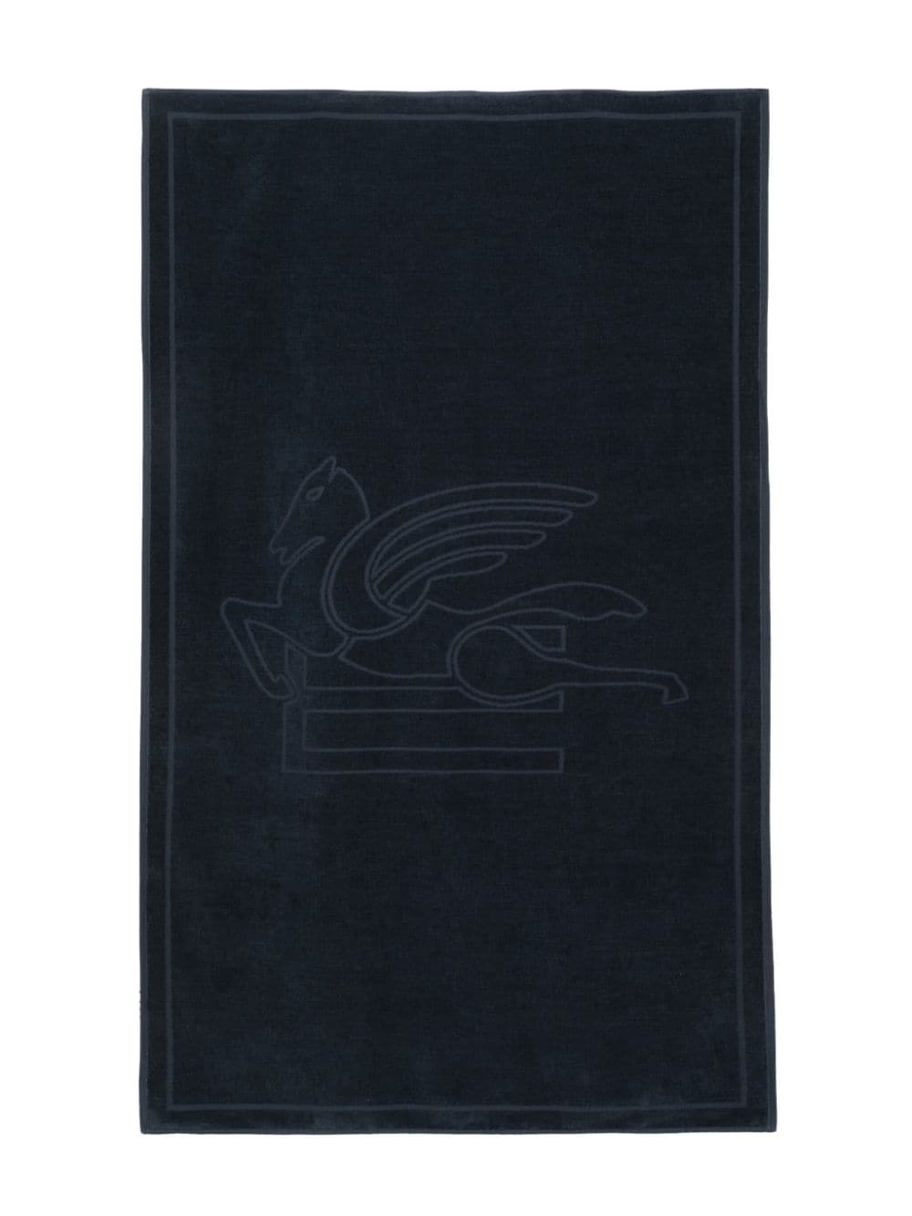 ETRO KIDS Pegaso-jacquard bath towel - Blue von ETRO KIDS