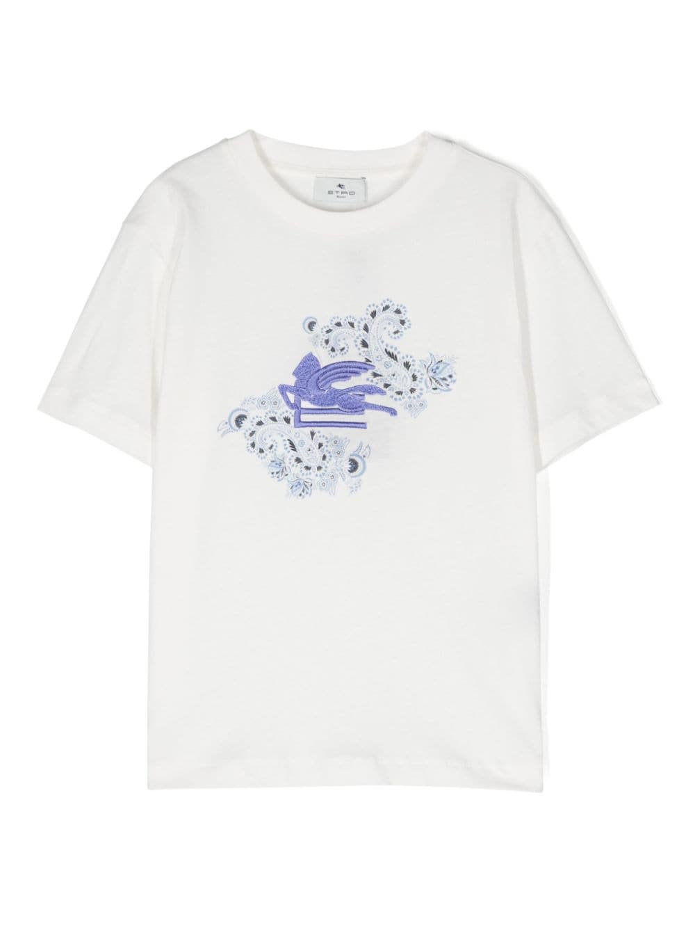 ETRO KIDS Pegaso-motif T-shirt - White von ETRO KIDS