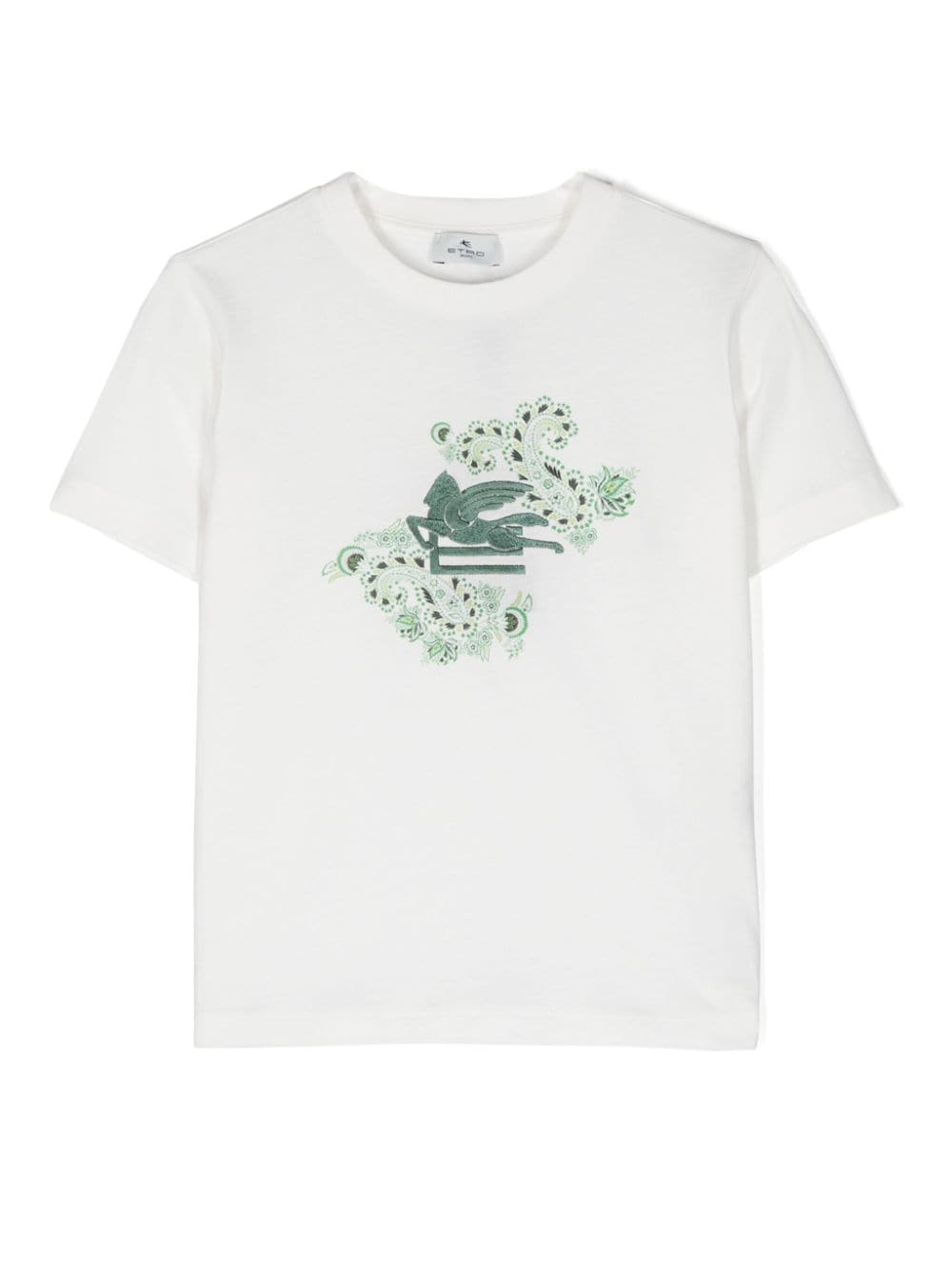 ETRO KIDS Pegaso-motif T-shirt - White von ETRO KIDS