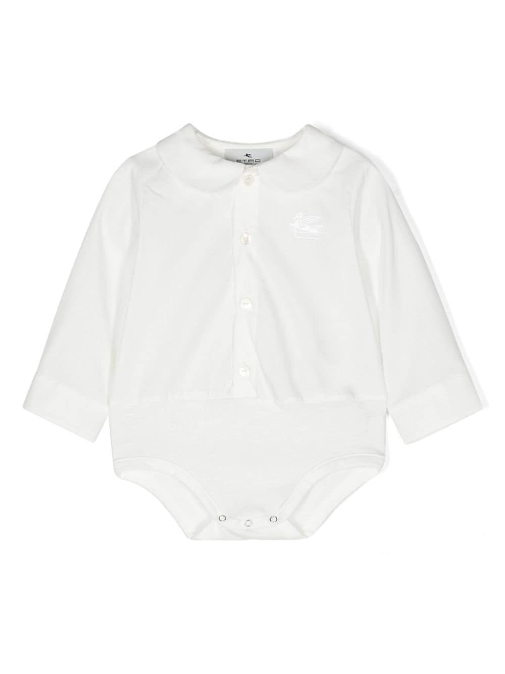 ETRO KIDS Pegaso-motif cotton body - White von ETRO KIDS