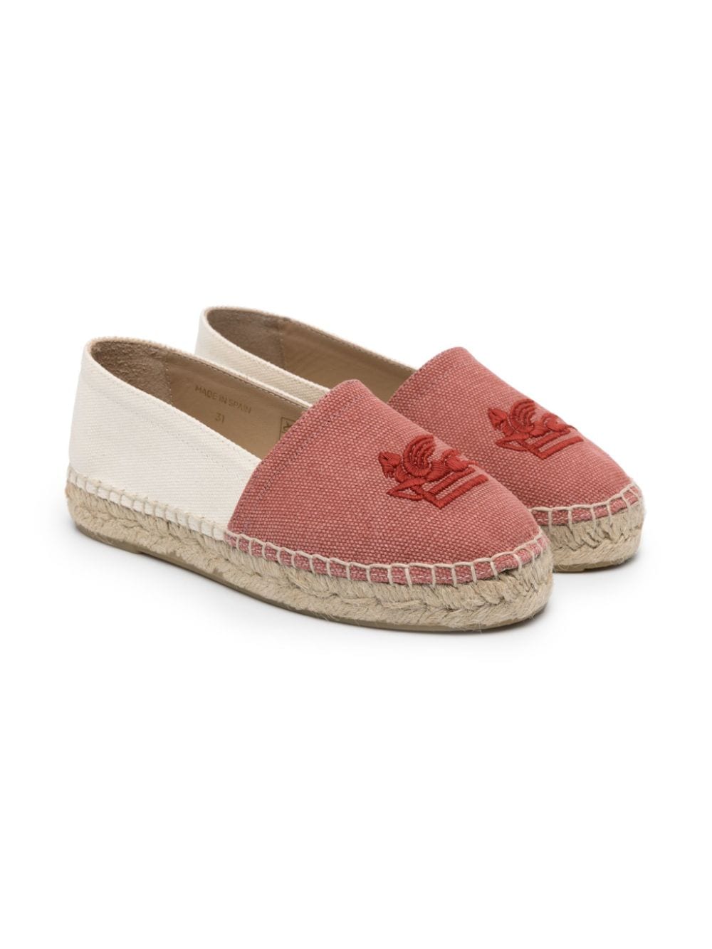 ETRO KIDS Pegaso slip-on espadrilles - Neutrals von ETRO KIDS