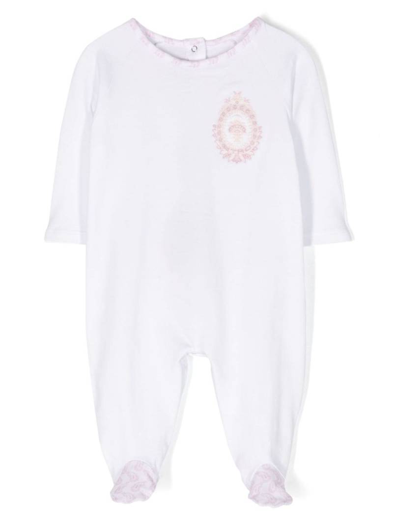 ETRO KIDS embroidered-motif cotton pajamas - White von ETRO KIDS