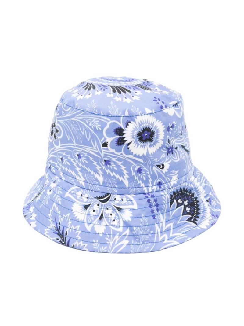 ETRO KIDS floral-print cotton bucket hat - Purple von ETRO KIDS