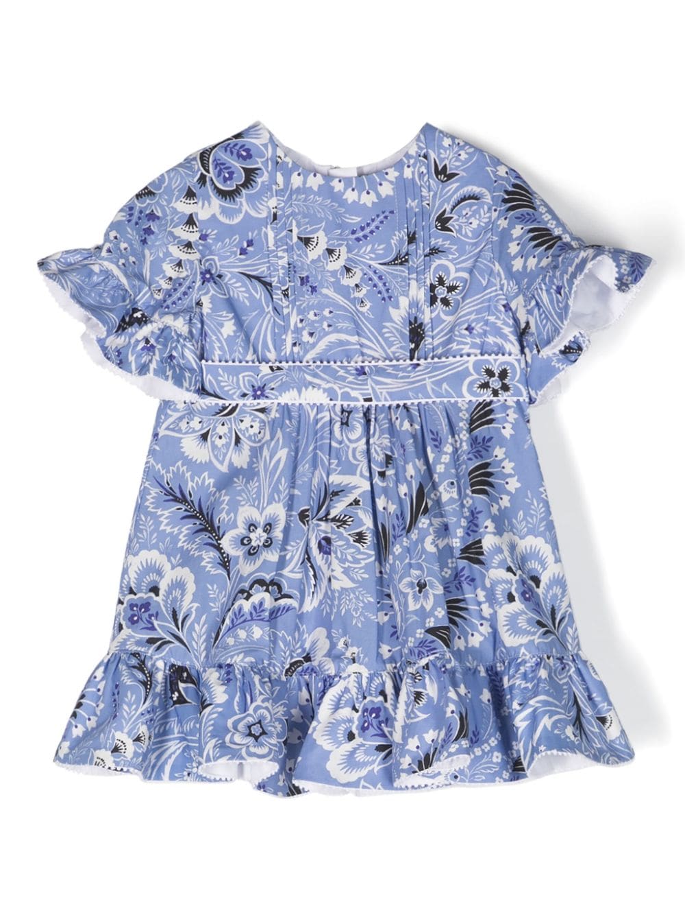 ETRO KIDS floral-print cotton dress - Blue von ETRO KIDS