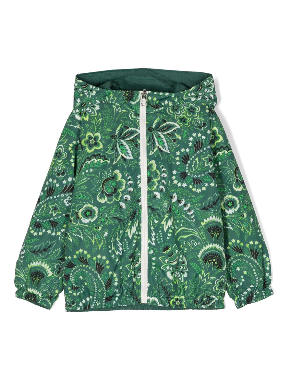 ETRO KIDS floral-print taffeta jacket - Green von ETRO KIDS