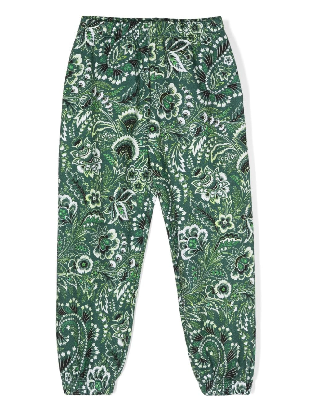 ETRO KIDS floral-print track pants - Green von ETRO KIDS