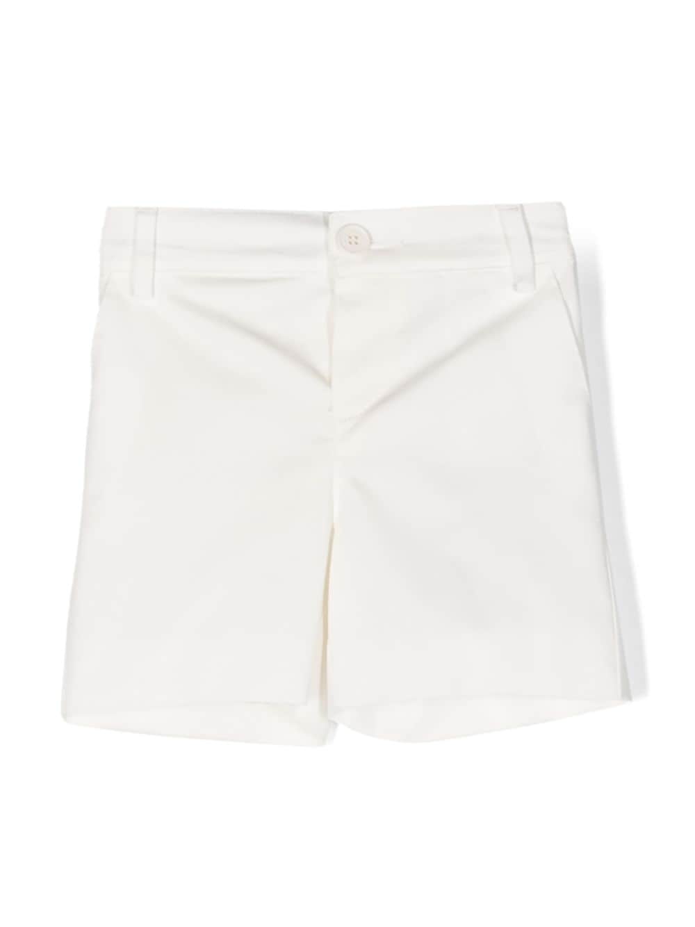 ETRO KIDS mid-rise straight-leg shorts - White von ETRO KIDS