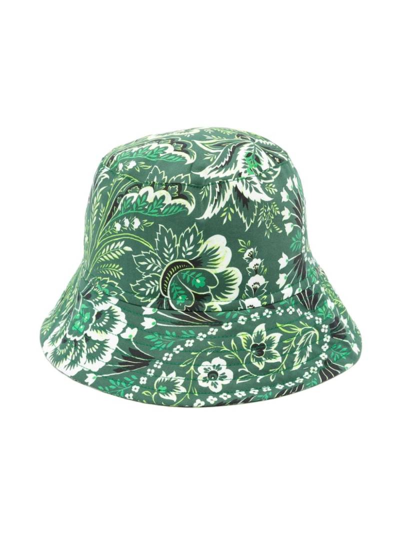 ETRO KIDS paisley-print cotton bucket hat - Green von ETRO KIDS