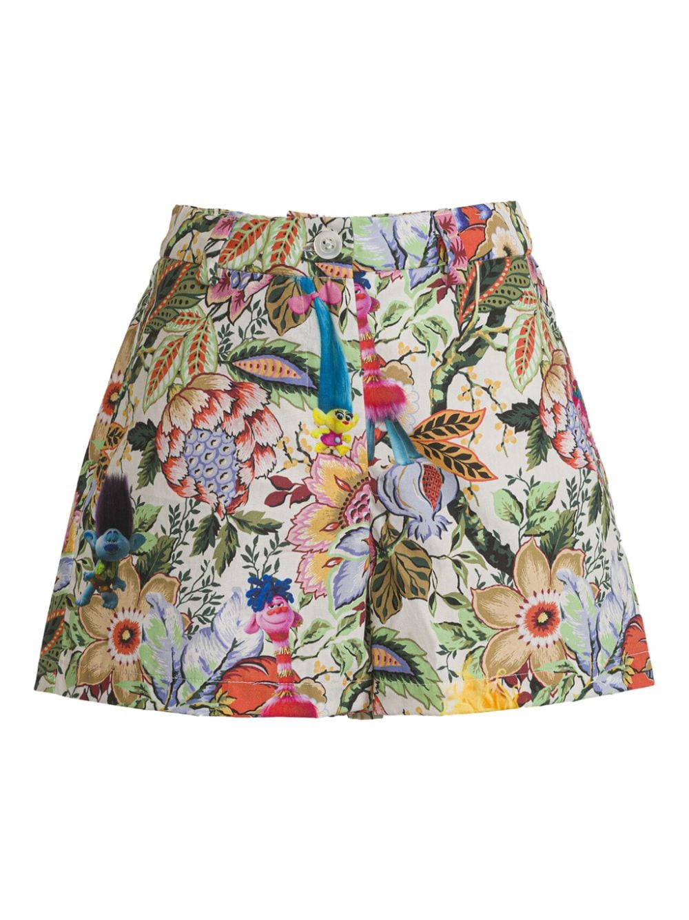 ETRO KIDS x Trolls graphic-print cotton shorts - White von ETRO KIDS