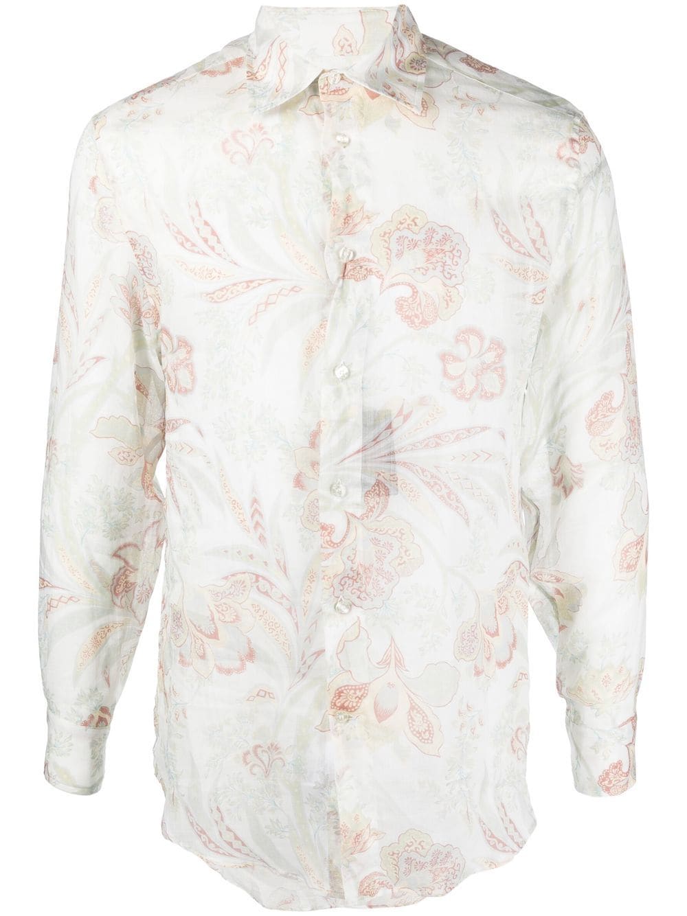 ETRO Camicia floral-print shirt - White von ETRO