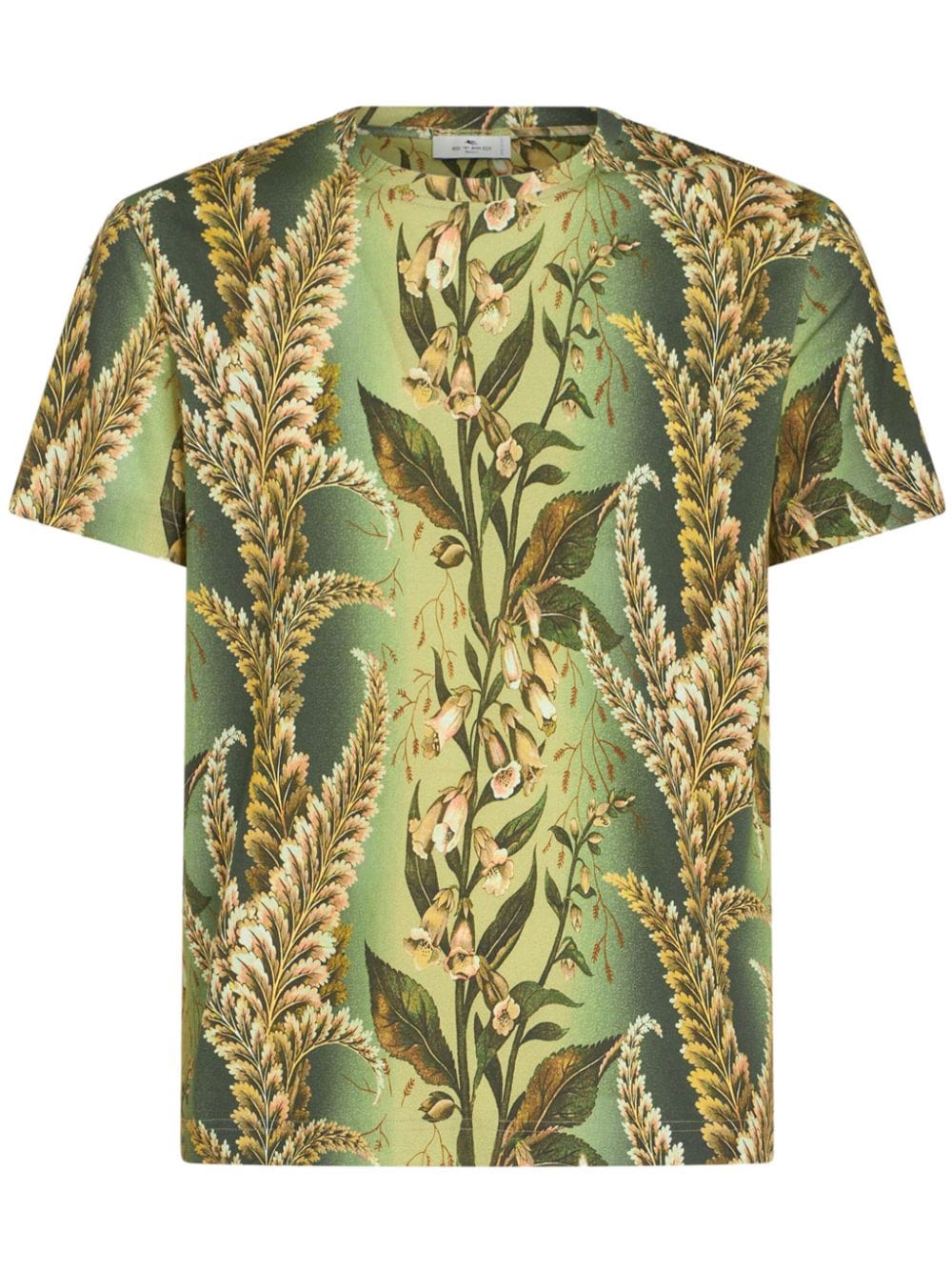 ETRO Foliage-print cotton T-shirt - Green von ETRO