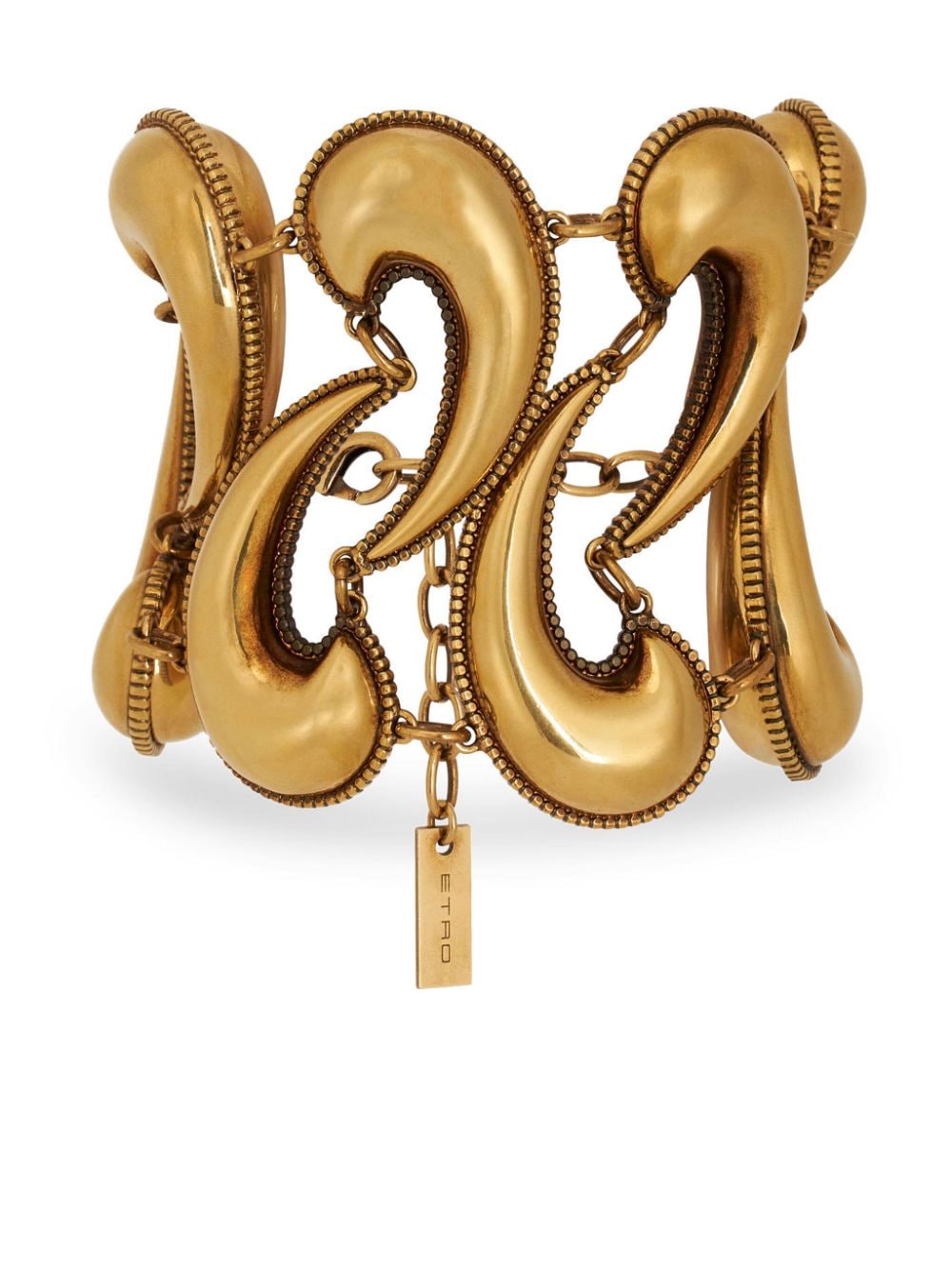 ETRO Pailey wide cuff bracelet - Gold von ETRO