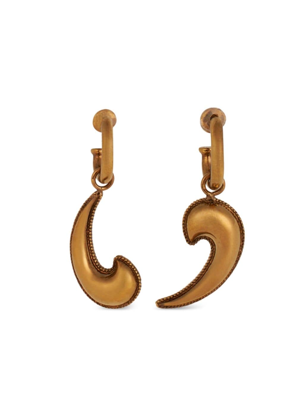 ETRO Paisley drop earrings - Gold von ETRO