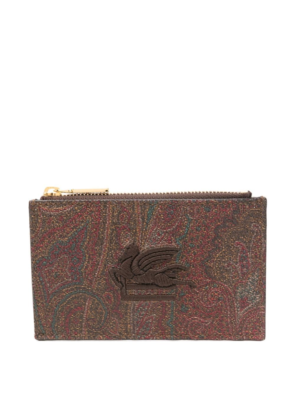 ETRO Paisley-print cardholder - Brown von ETRO