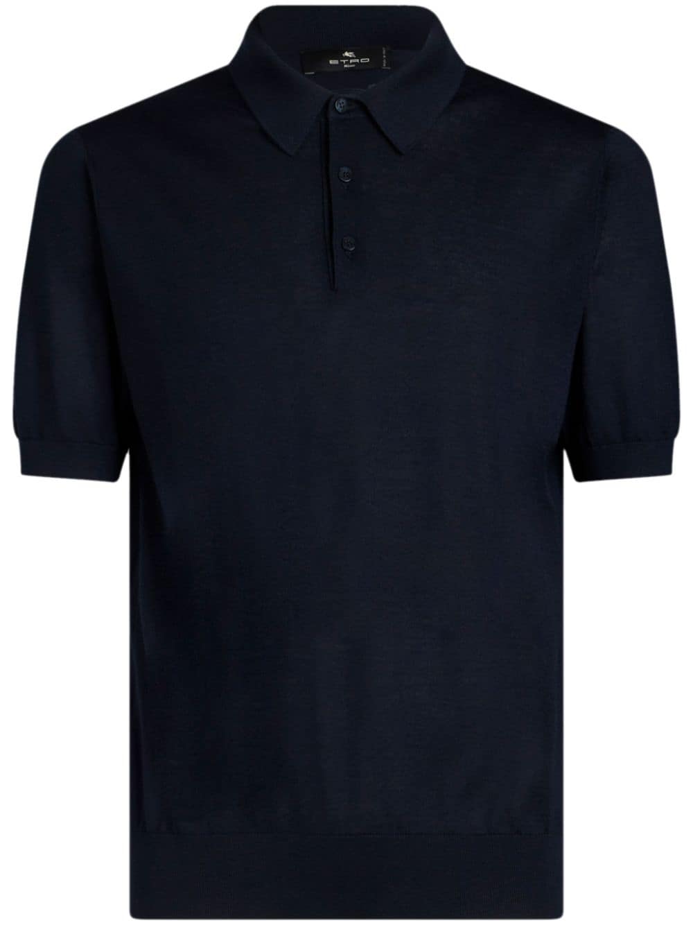 ETRO Pegasus-embroidery polo shirt - Blue von ETRO