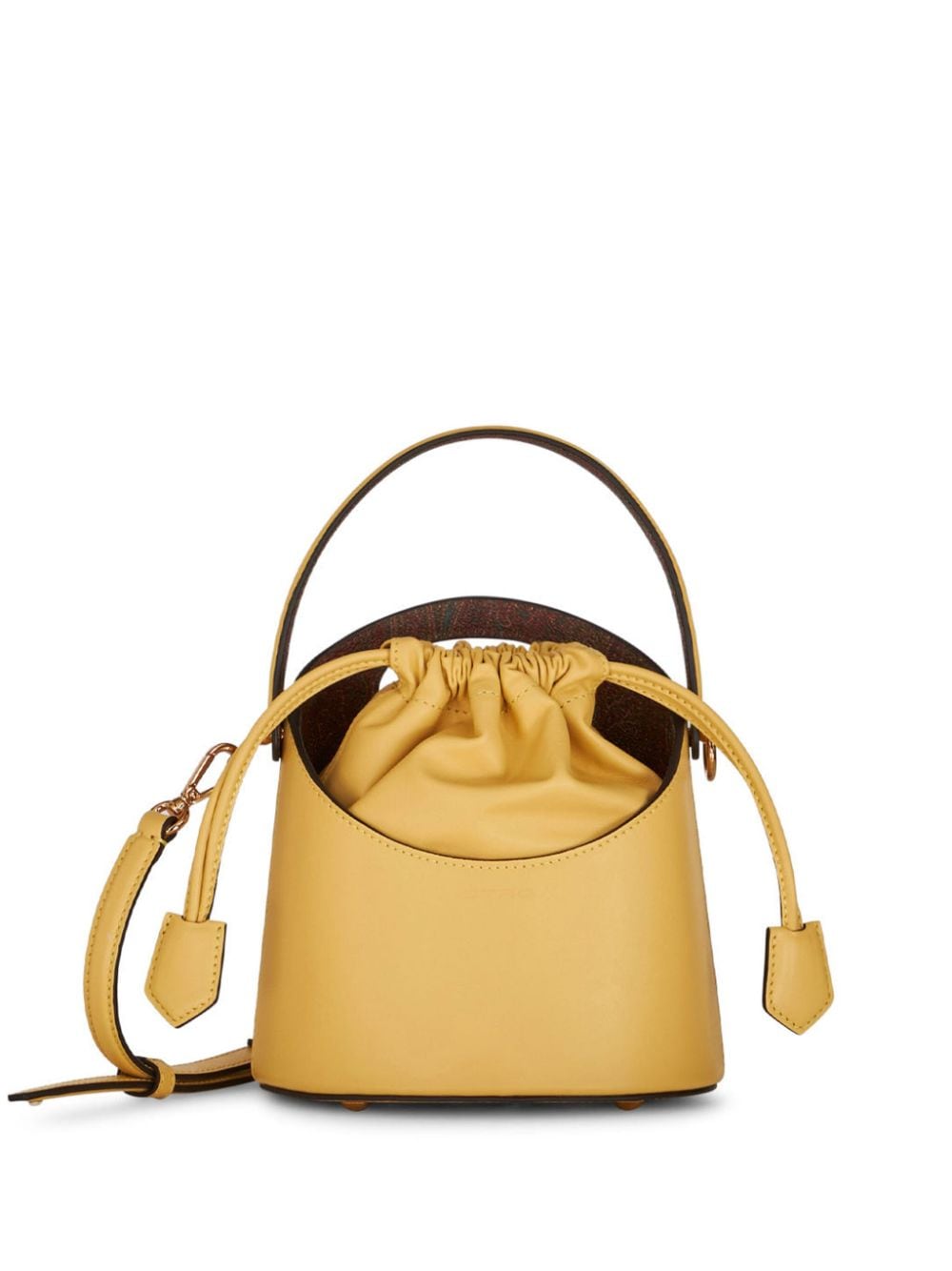 ETRO Saturno leather mini bag - Yellow von ETRO