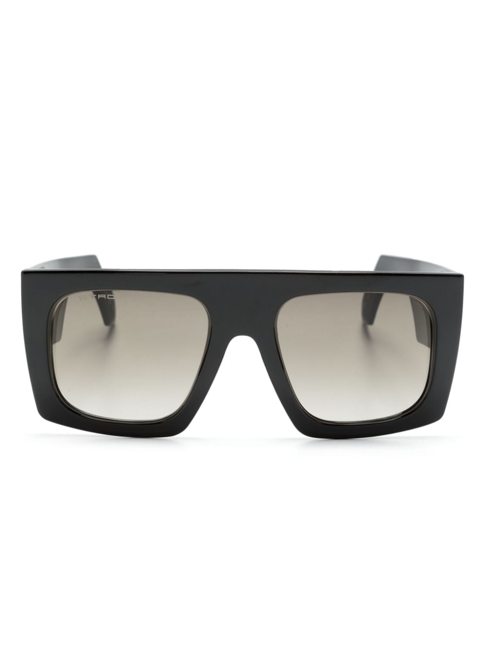 ETRO Screen oversize-frame sunglasses - Black von ETRO