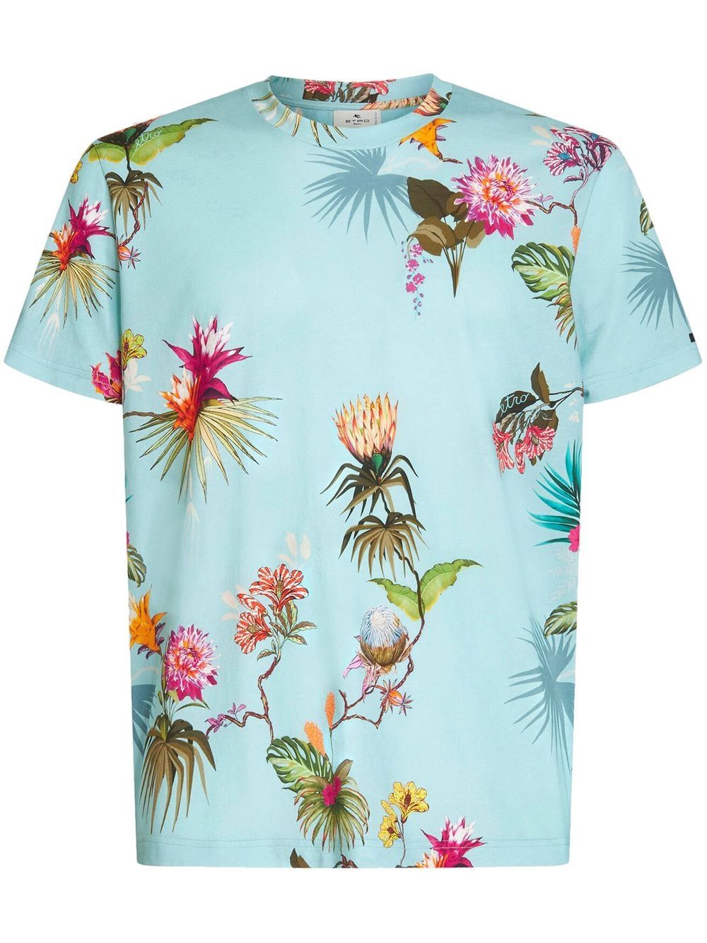 ETRO all-over graphic-print T-shirt - Blue von ETRO