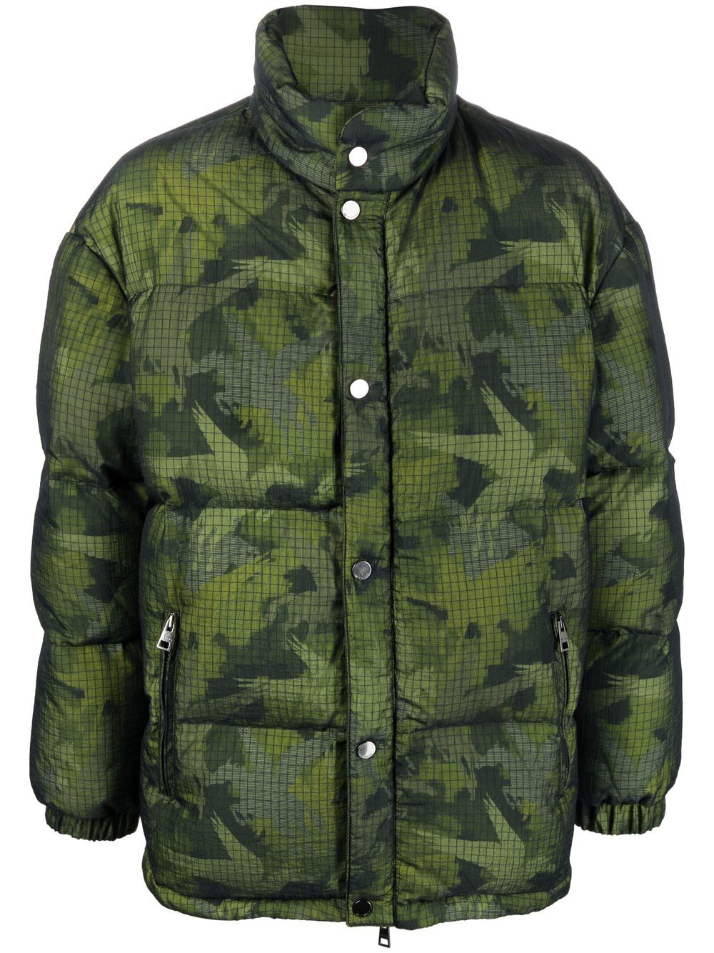 ETRO camouflage padded jacket - Green von ETRO