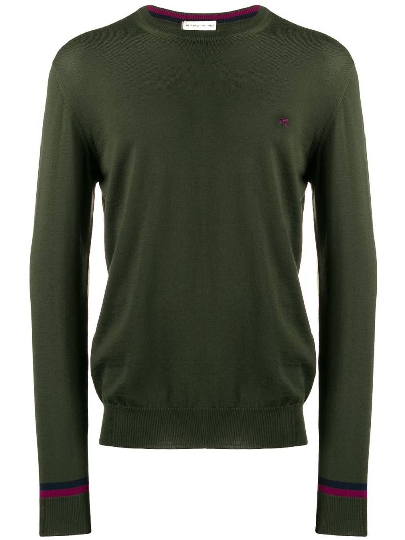 ETRO crew neck jumper - Green von ETRO