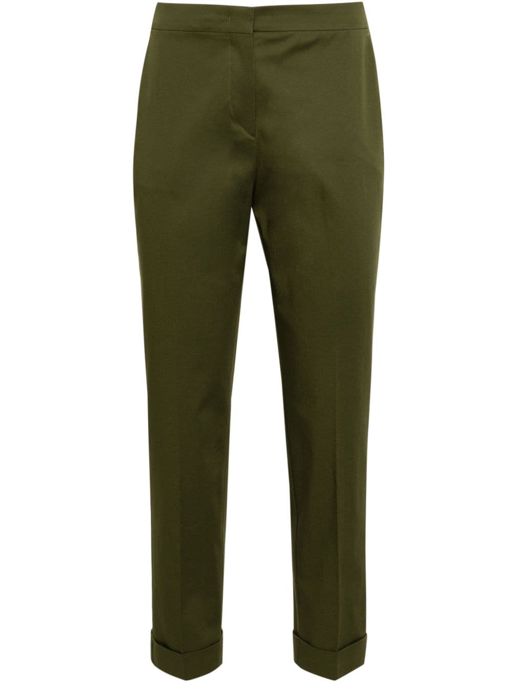ETRO cuffed tapered trousers - Green von ETRO