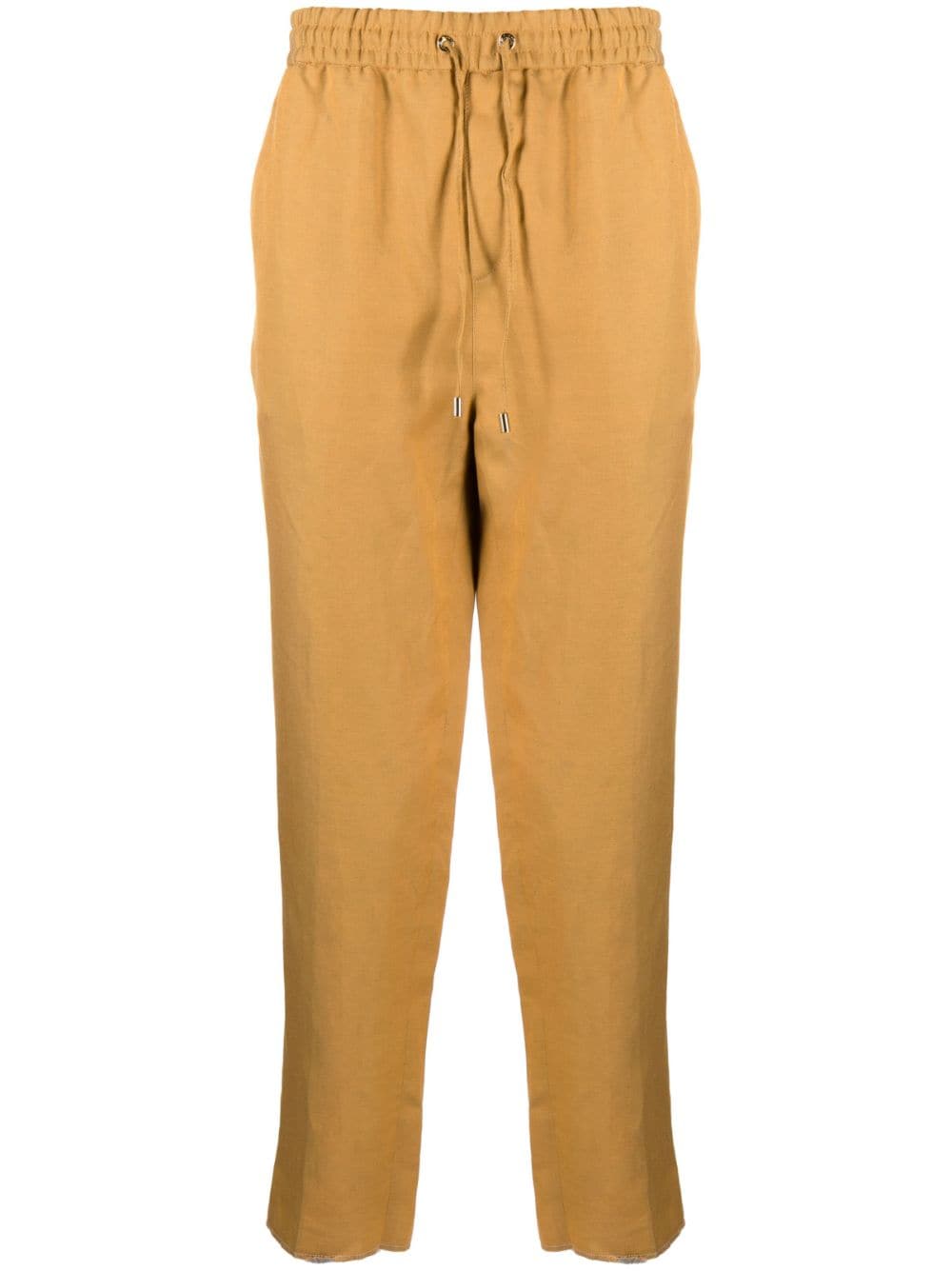 ETRO drawstring-waist cropped trousers - Brown von ETRO