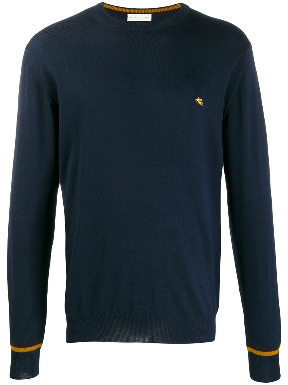 ETRO embroidered logo jumper - Blue von ETRO