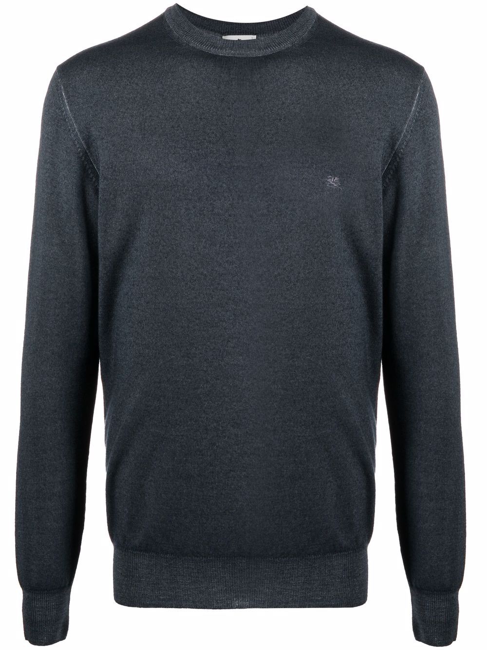 ETRO embroidered-logo jumper - Blue von ETRO