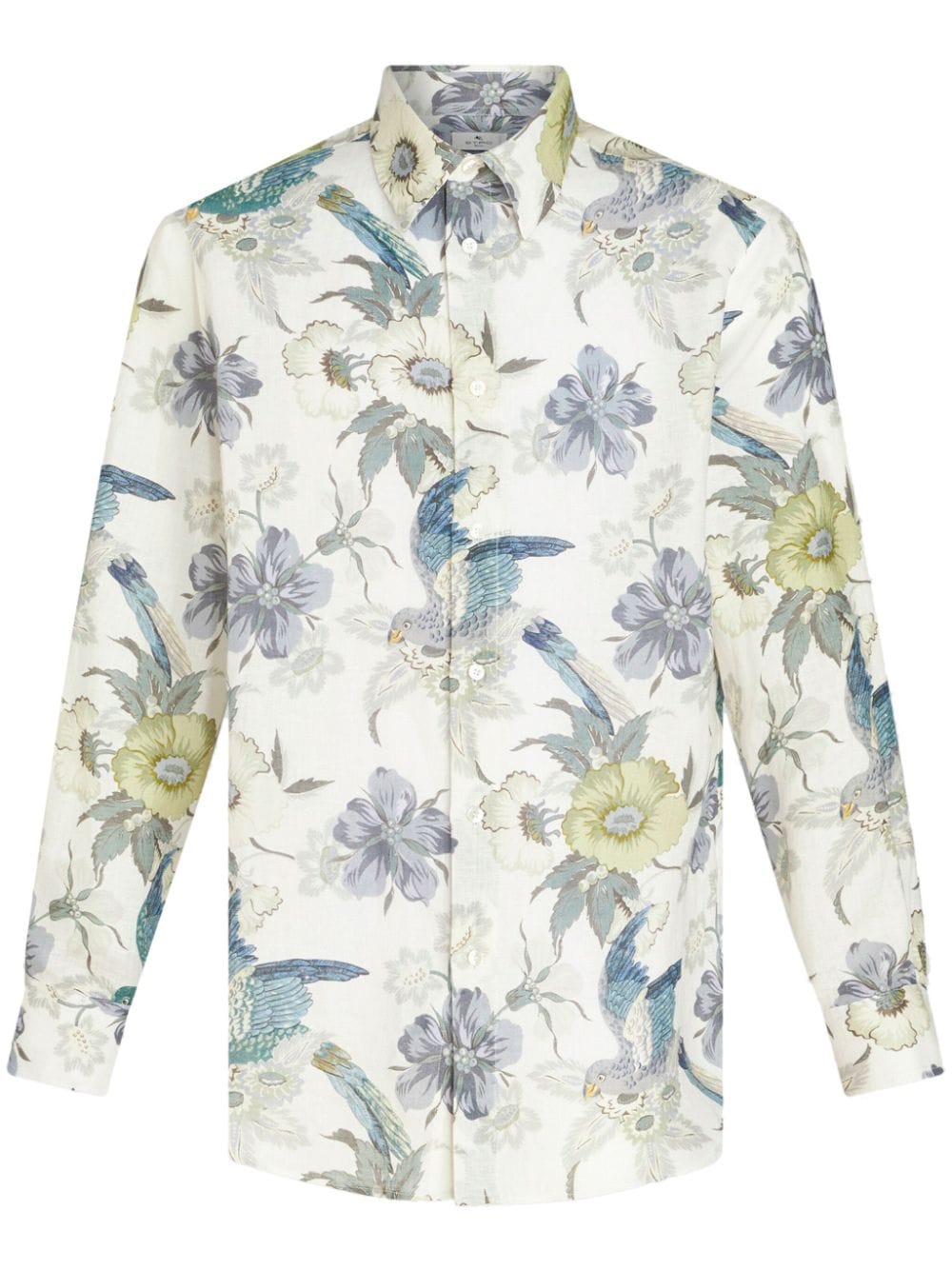 ETRO floral-print button-up shirt - White von ETRO