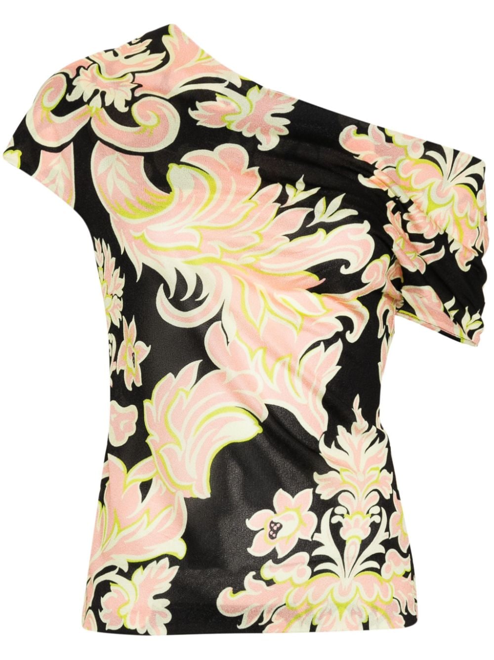 ETRO floral-print crepe blouse - Black von ETRO