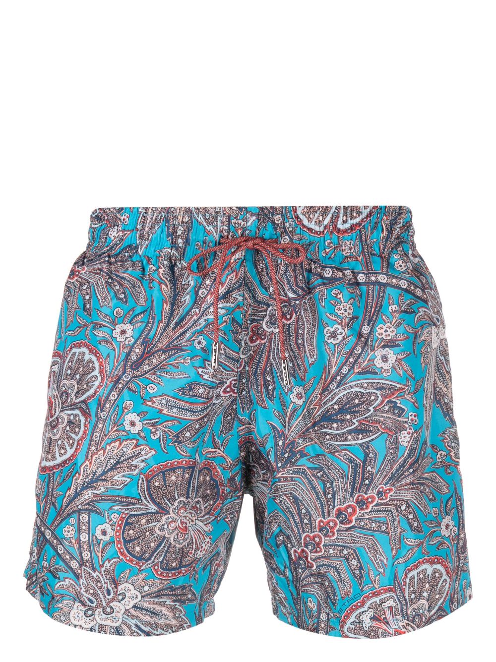 ETRO floral-print drawstring swim shorts - Blue von ETRO