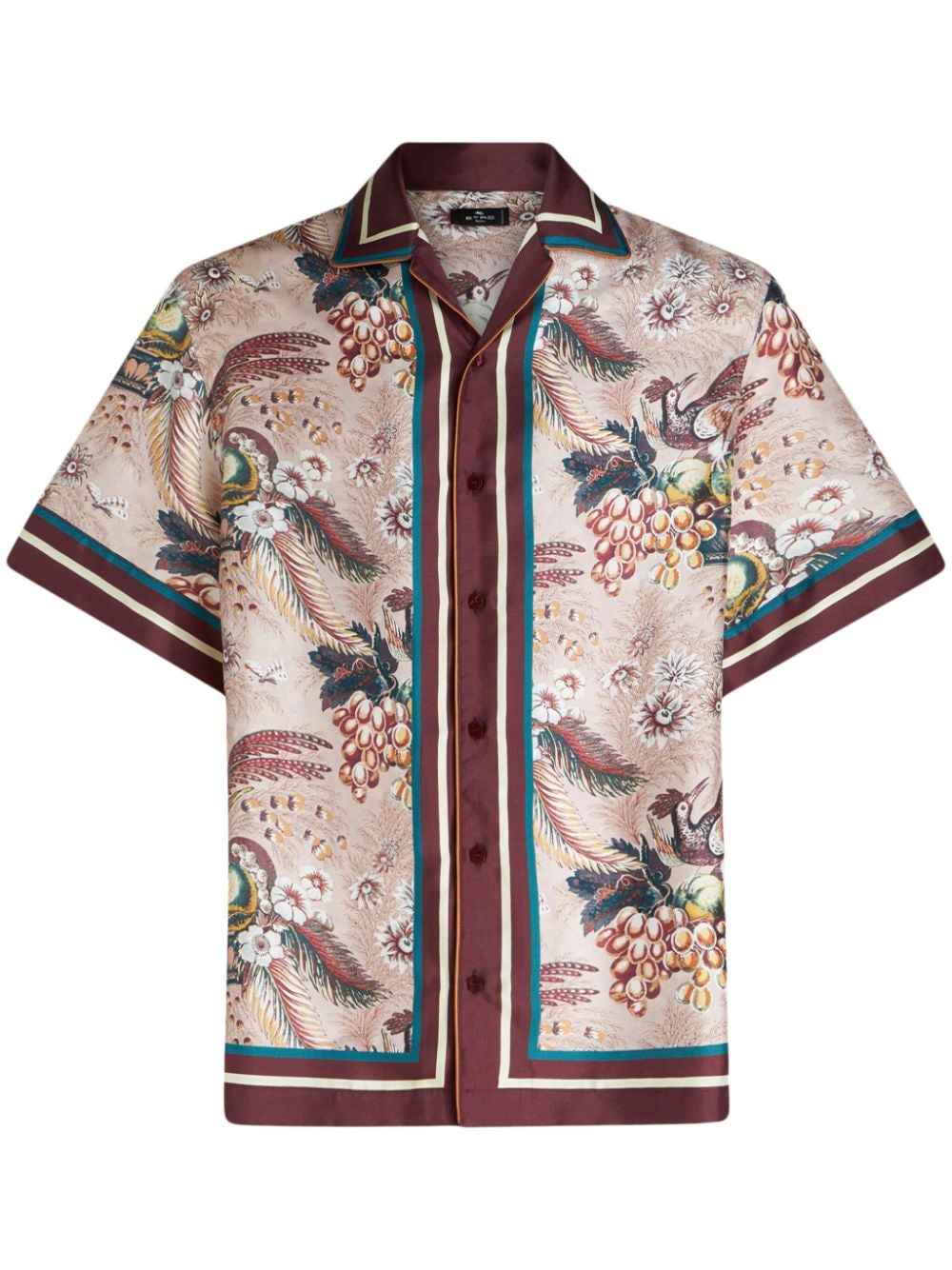 ETRO floral-print silk shirt - Pink von ETRO