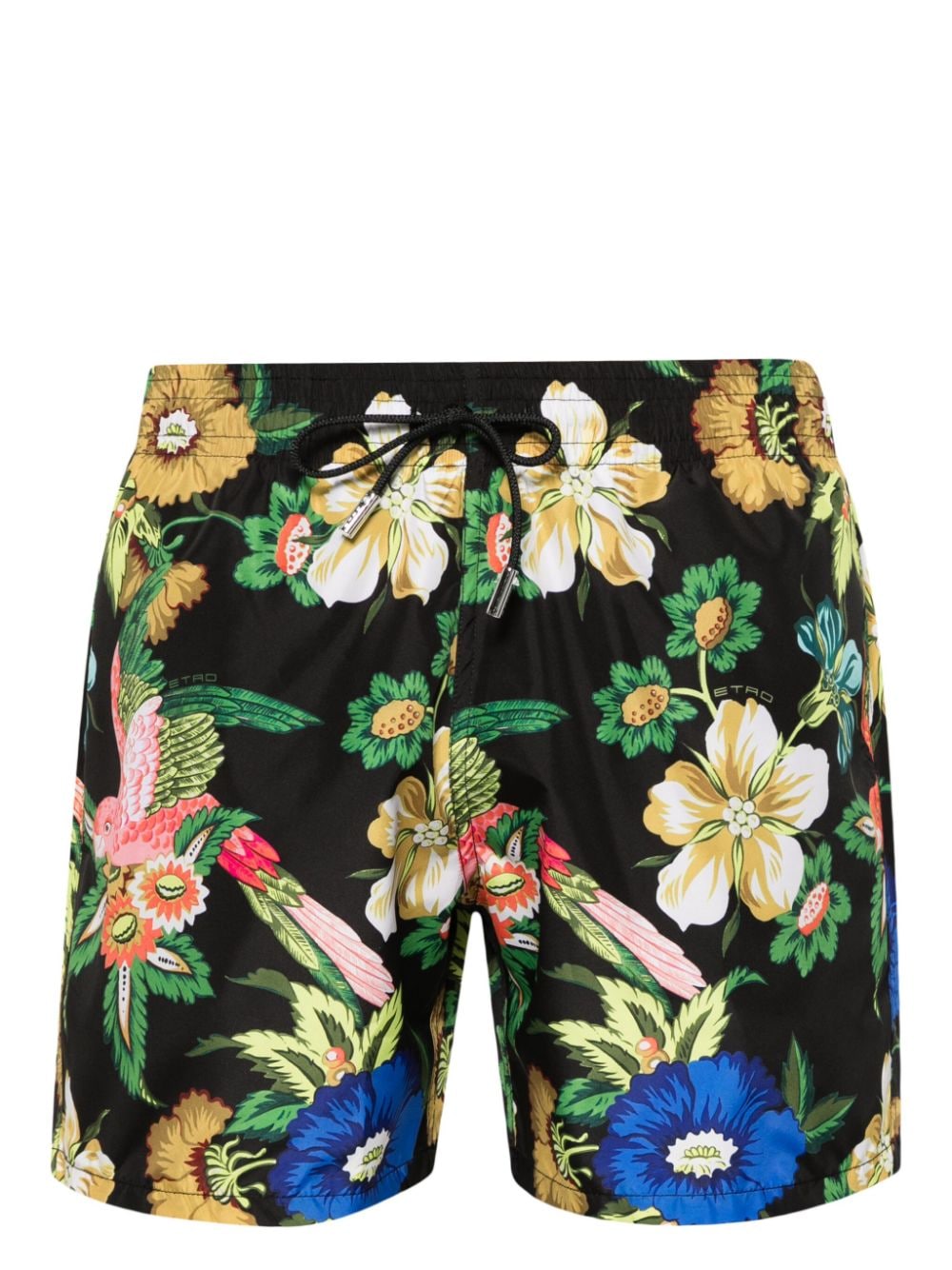 ETRO floral-print swim shorts - Black von ETRO