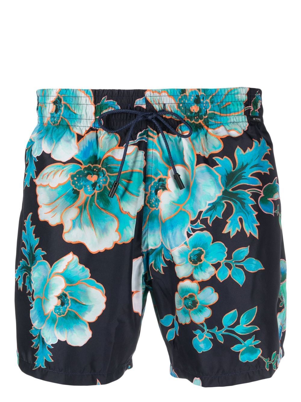 ETRO floral-print swim shorts - Blue von ETRO