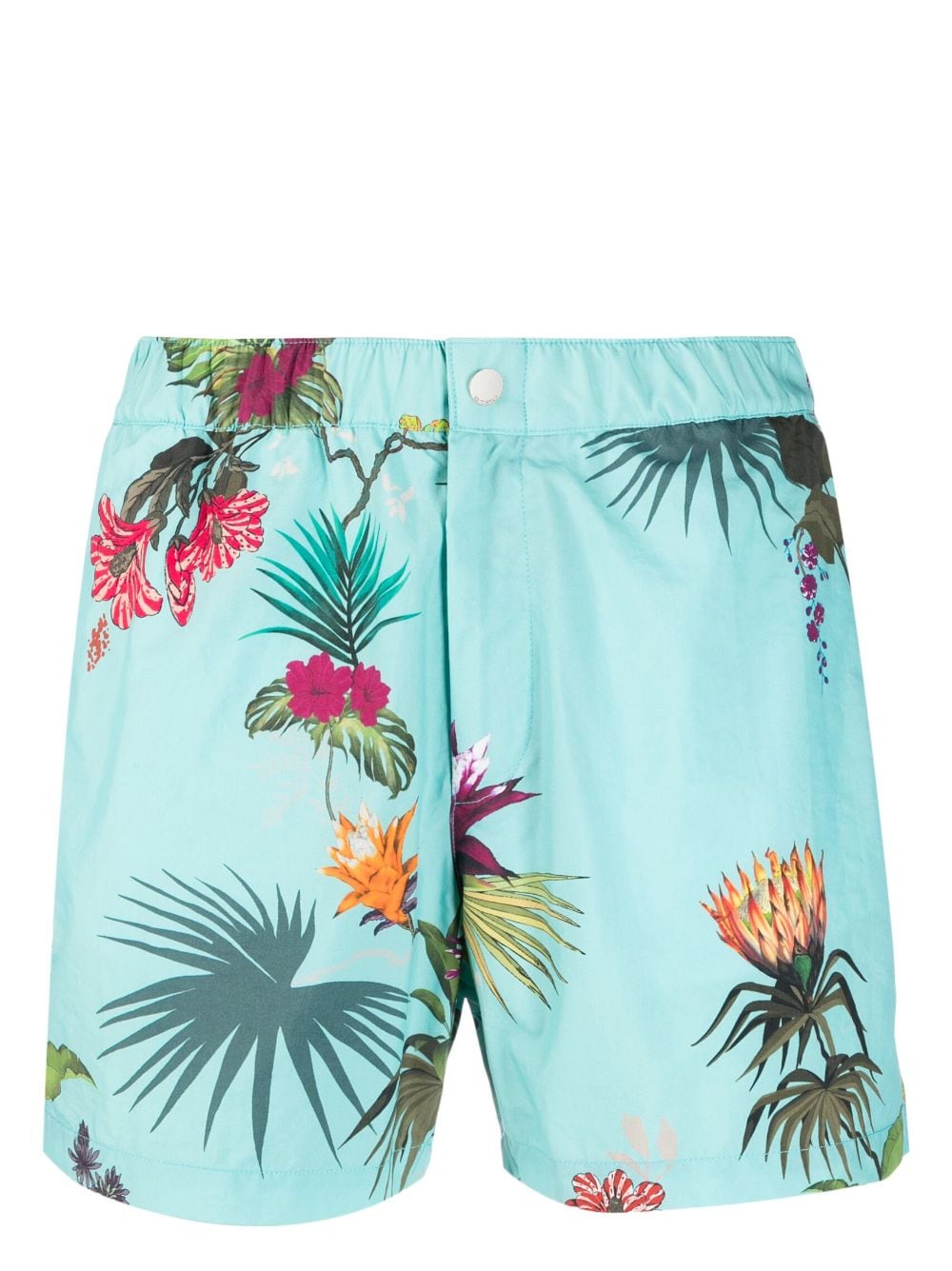 ETRO floral-print swim shorts - Blue von ETRO